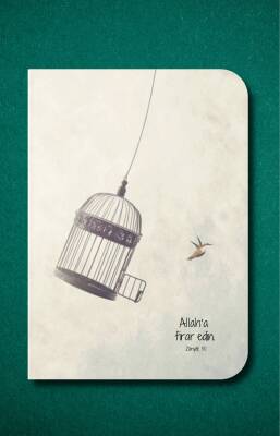 Allah'a Firar Edin, Çizgili A5 Defter - 1