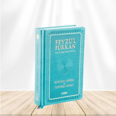 Feyzü'l Furkan Kur'ân-ı Kerîm ve Tefsirli Meali (Orta Boy - Mushaf ve Meal - Ciltli) TURKUAZ - 1