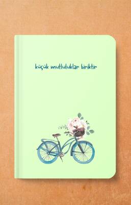 Küçük Mutluluklar Biriktir - A5 Çizgili Defter - 1